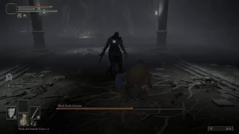 How to Beat Black Knife Assassin in Deathtouched Catacombs