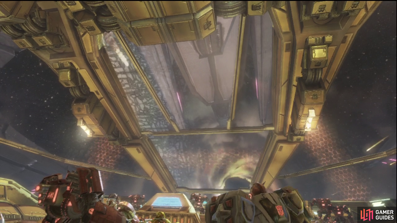 the ark transformers fall of cybertron
