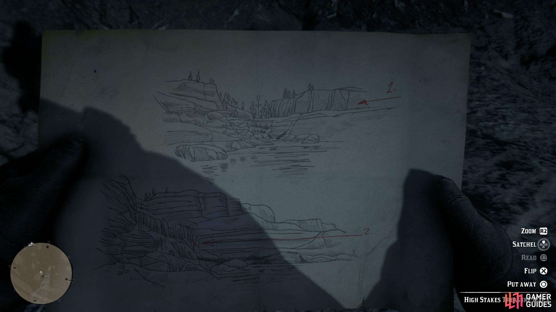 High Stakes Treasure Map 1 - Maping Resources