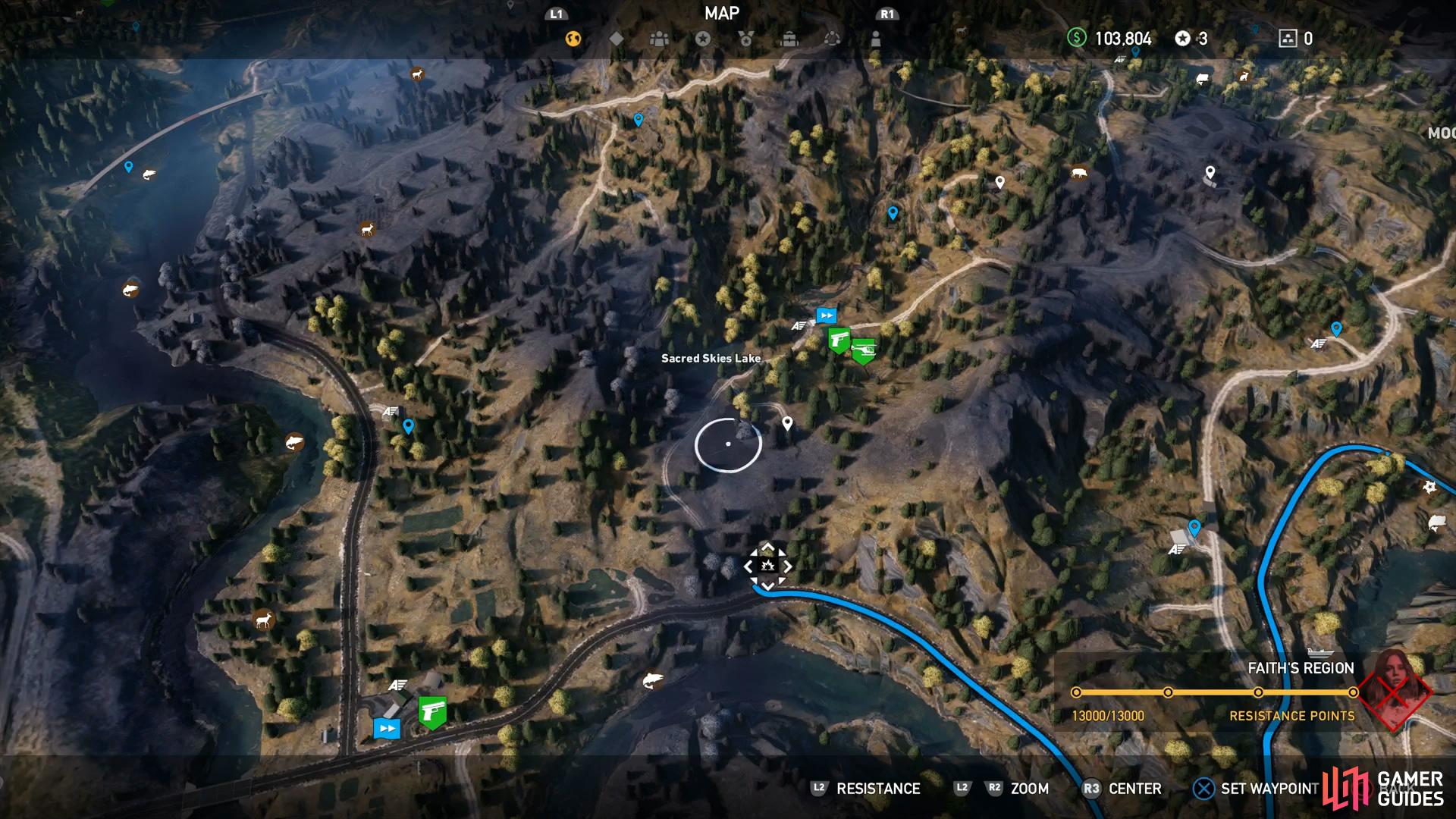 Far cry 5 карта башкотрясов