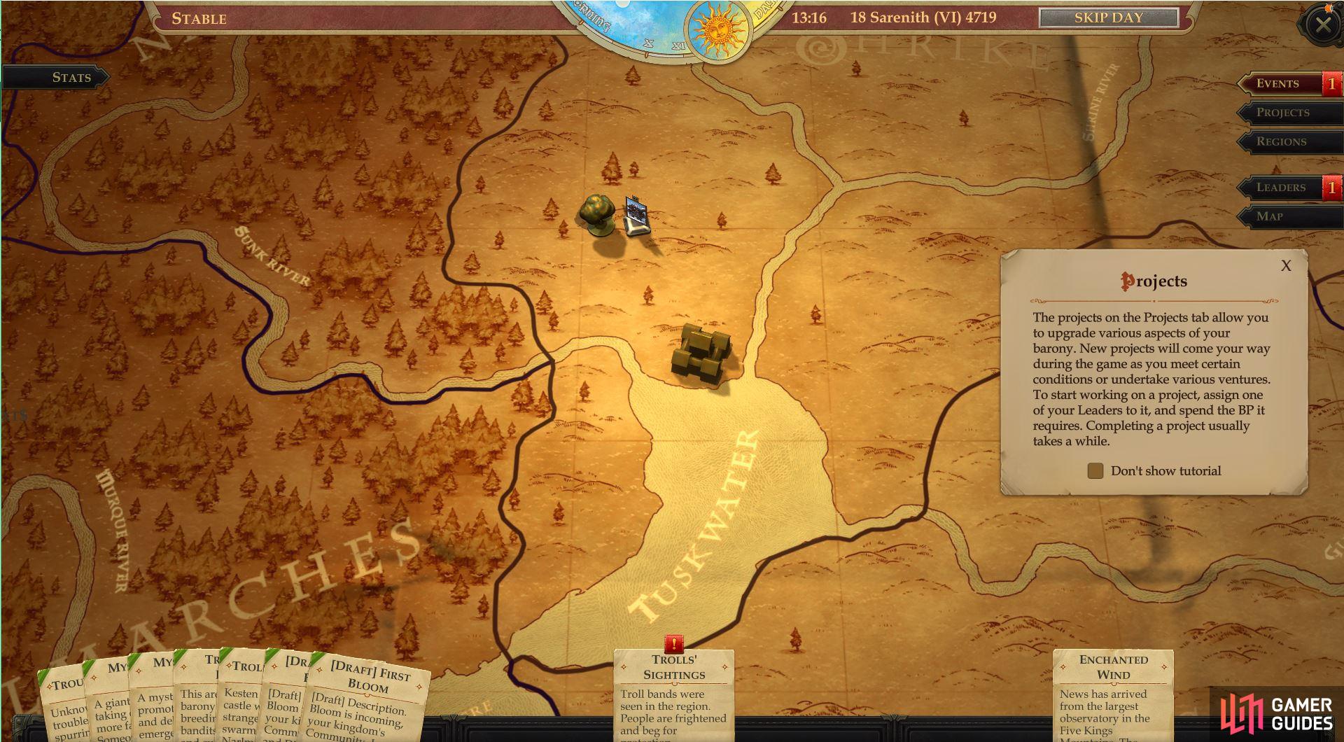 Gamer Guides Events, Projects and Regions / Kingdom Development / Pathfinder Kingmaker