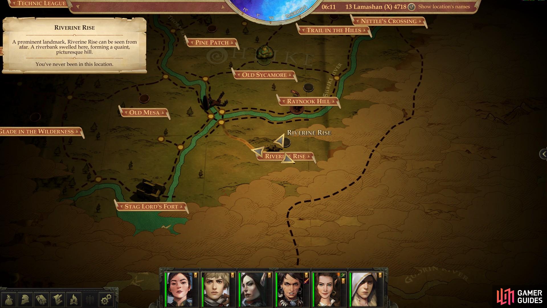 Замок лезвий pathfinder kingmaker карта