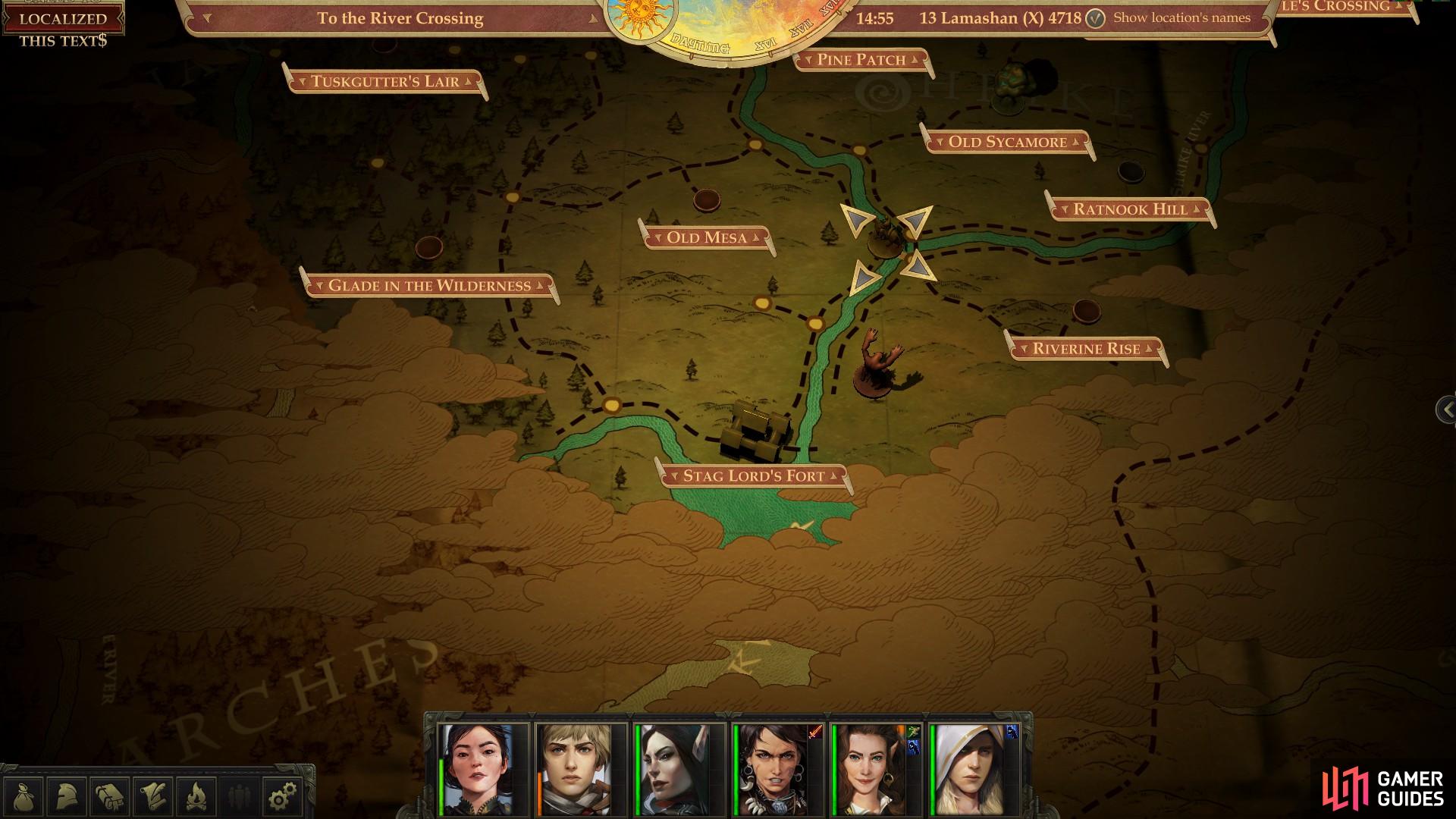 Pathfinder kingmaker река свирь карта
