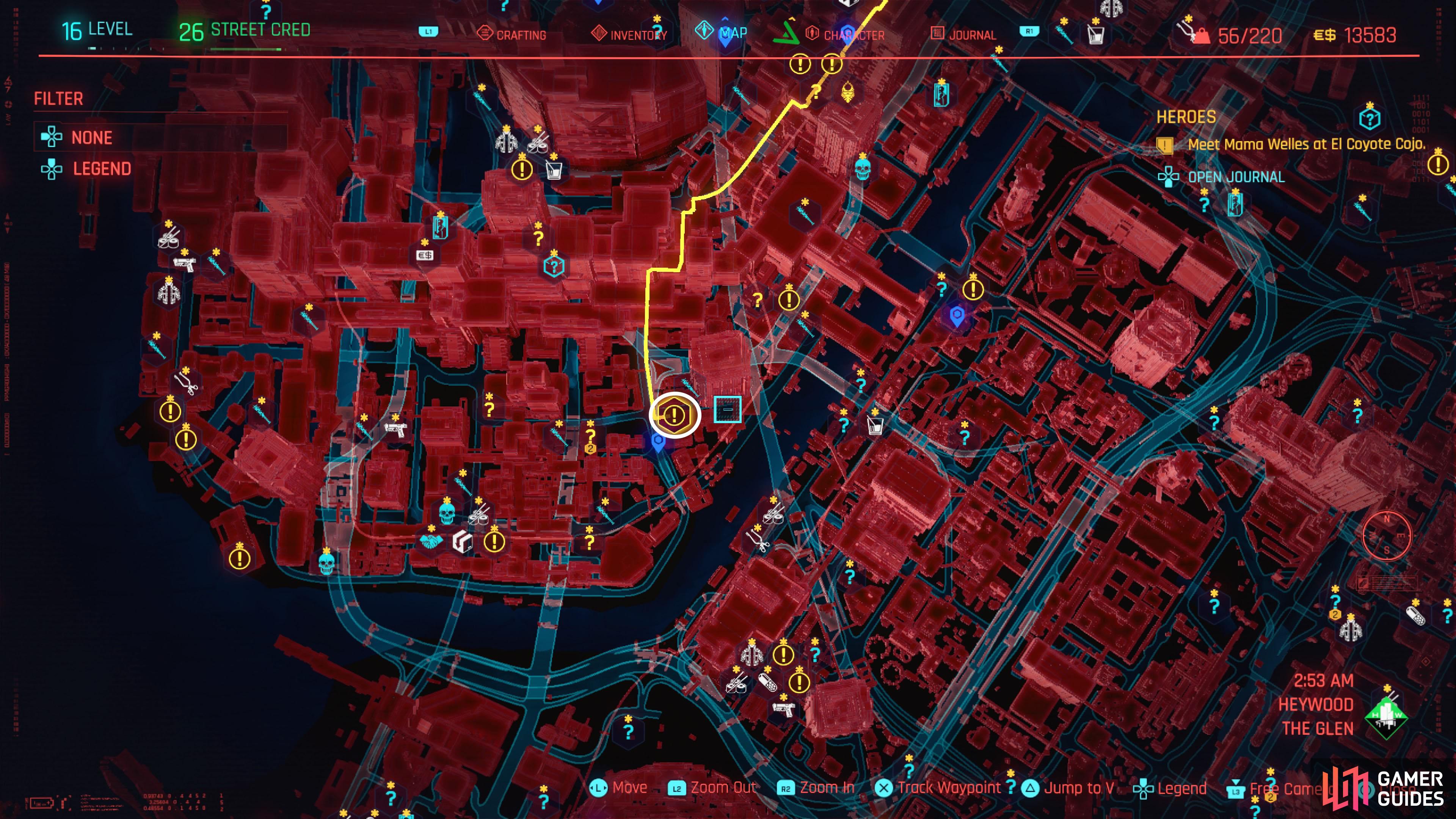 Cyberpunk 2077 карта майнкрафт