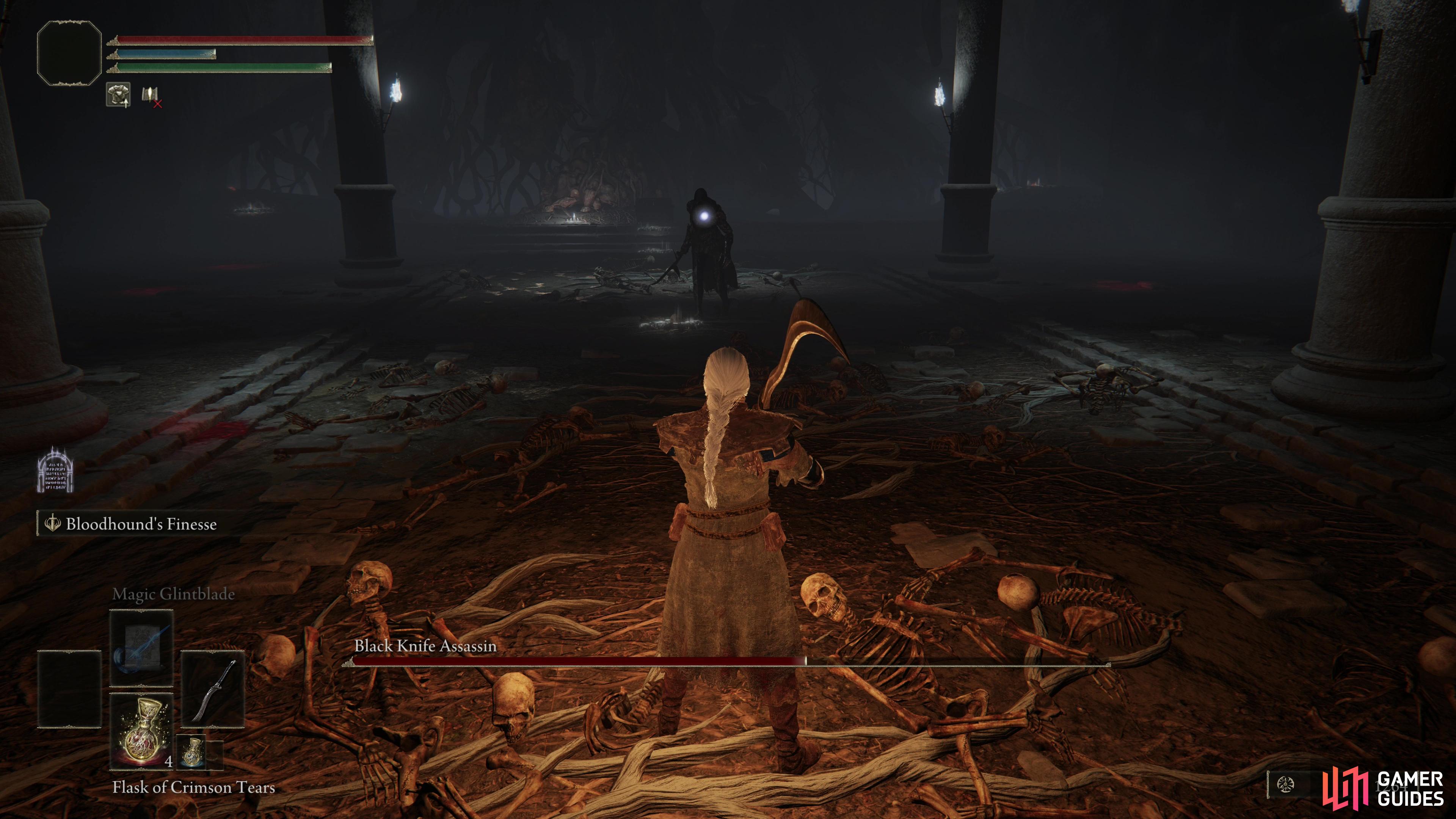 How To Find And Complete The Catacombs In Limgrave Elden Ring Catacombs Black Knife Assassin 