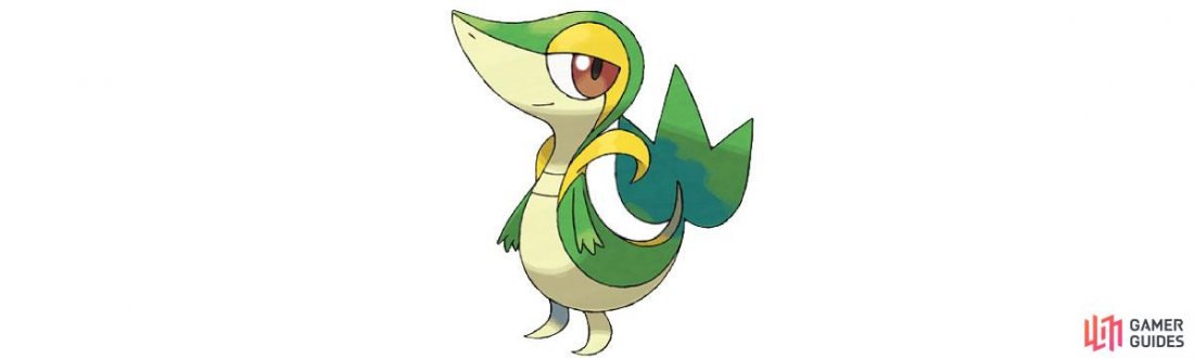 Snivy is a grass type.