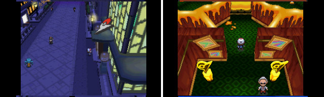 The Castelia Gym can be found here (left). It is a Bug type gym.