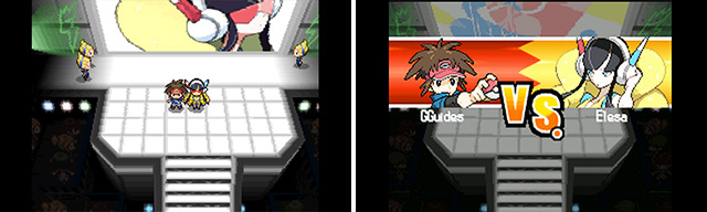 Gym Leader Elesa uses Electric-type Pokémon.