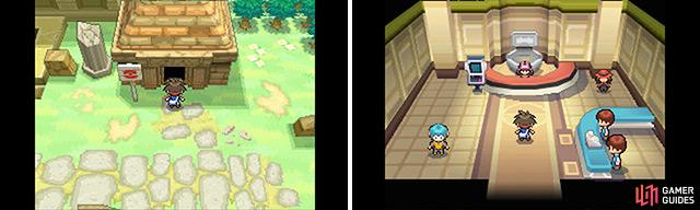 Conveniently, you can use Fly to return to this Pokemon Centre.