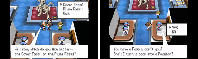 In Pokemon, you can bring fossils back to life just like in Jurassic Park.
