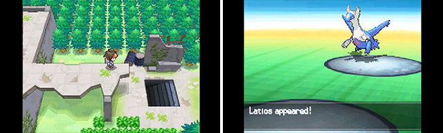 You can find either Latios or Latias here depending which version youre playing.