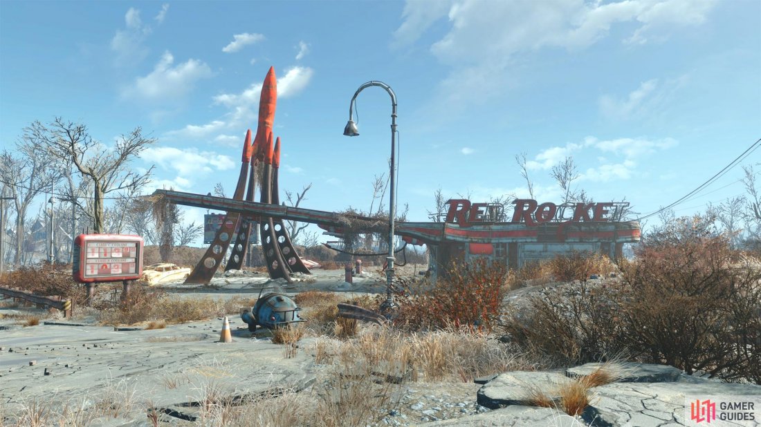 The Red Rocket Truck Stop.