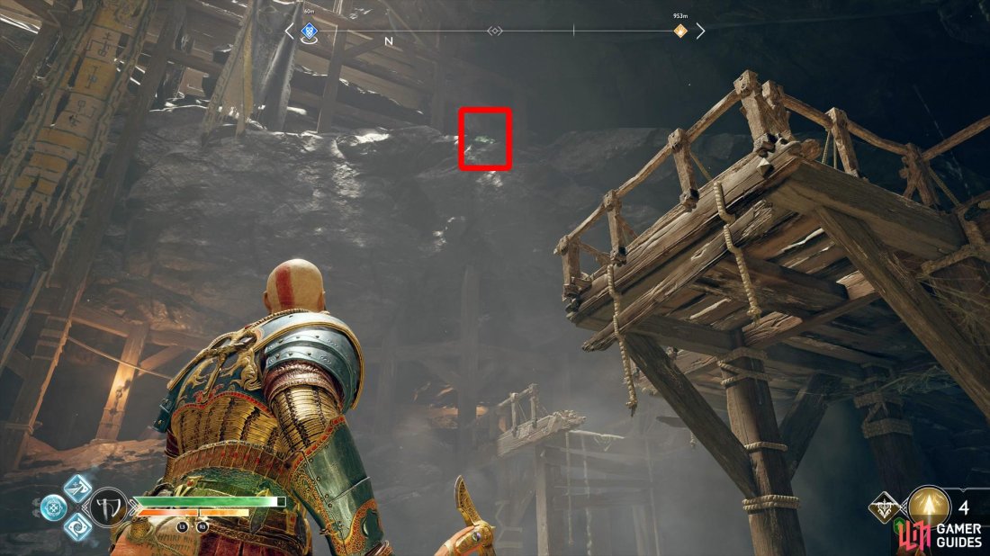 god of war 2018 how to get to landsuther mines
