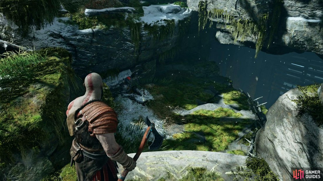 Just right of Broks Shop is where the second Artefact is hiding.