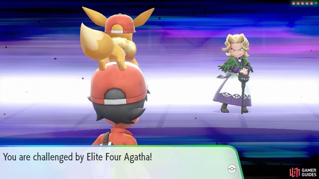 Elite Four Agatha Pokemon League Walkthrough Pokemon Let S Go Pikachu Let S Go Eevee Gamer Guides
