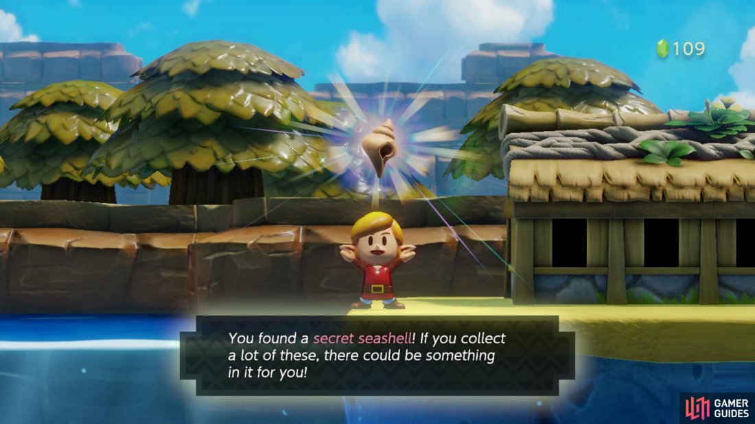 Catch a Blooper and a Cheep Cheep in the Fishing game to get two Secret Seashells.
