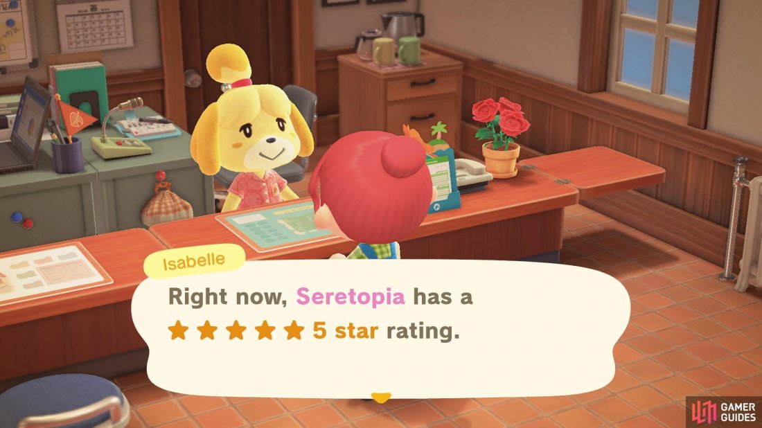 Reaching a 5-star rating takes a lot of work and decorating!