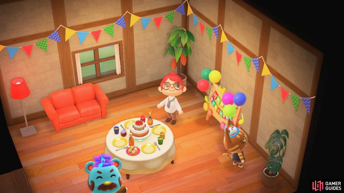 Make sure you attend your villagers birthday parties!