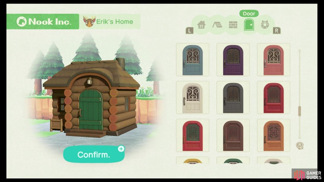 You can choose an entirely new look for your villagers houses!
