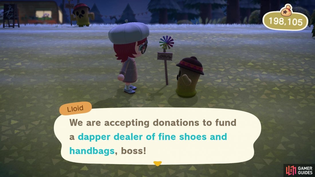 Youll need 100,000 Bells for Kicks shop!