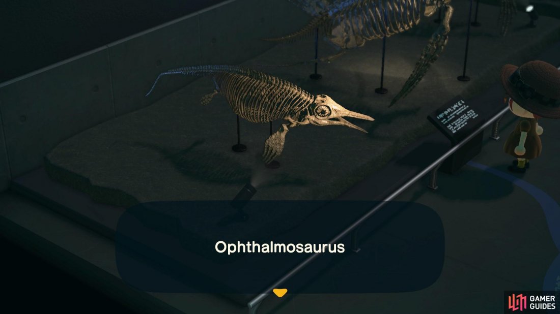 The Opthalmosaurus is a prehistoric sea creature.
