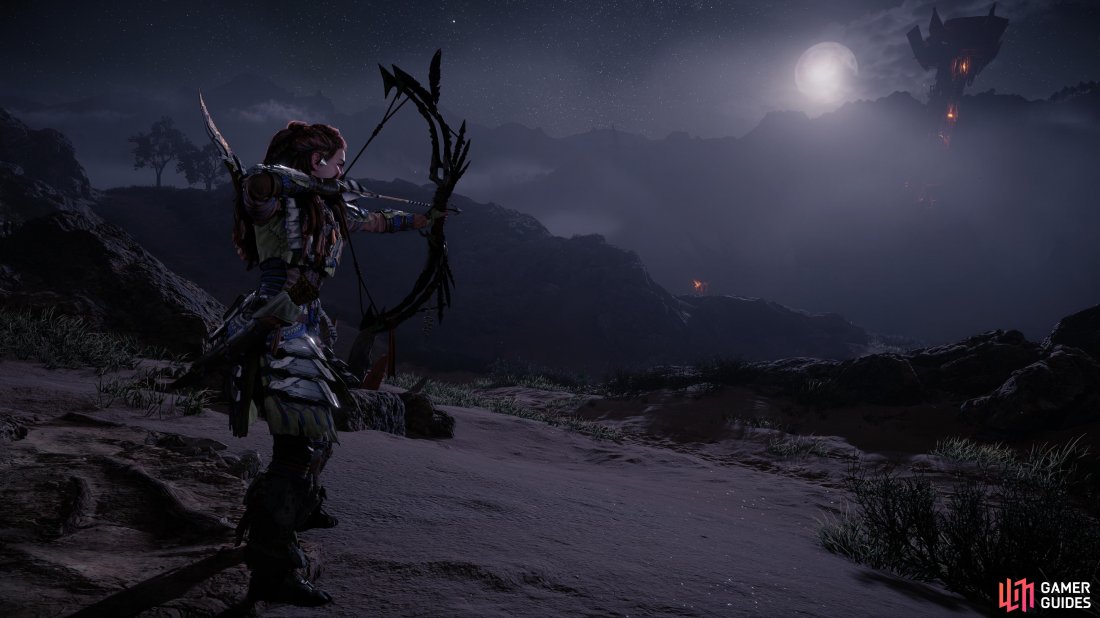 Aloy tests out her new Regallas Wrath .