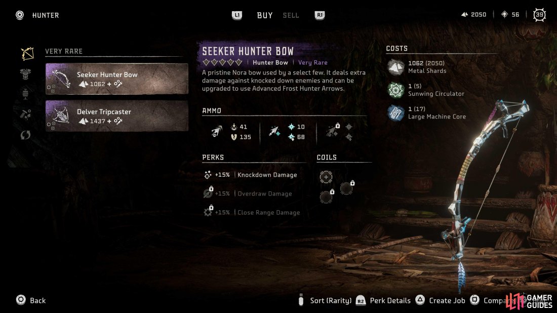 You can buy the Seeker Hunter Bow from the Hunter in Falls Edge.