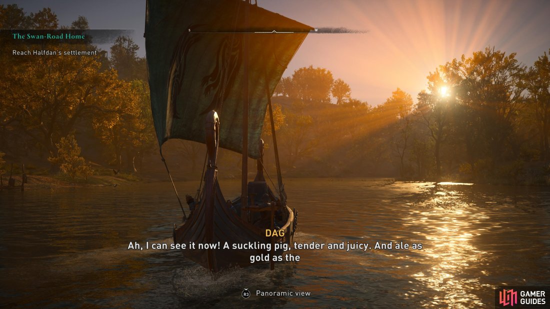 During your entrance into England, you'll witness an unforgettable sunrise over the English rivers.