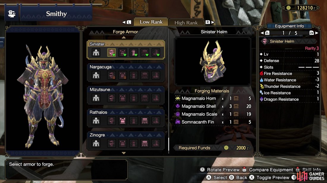 monster hunter rise magnamalo set