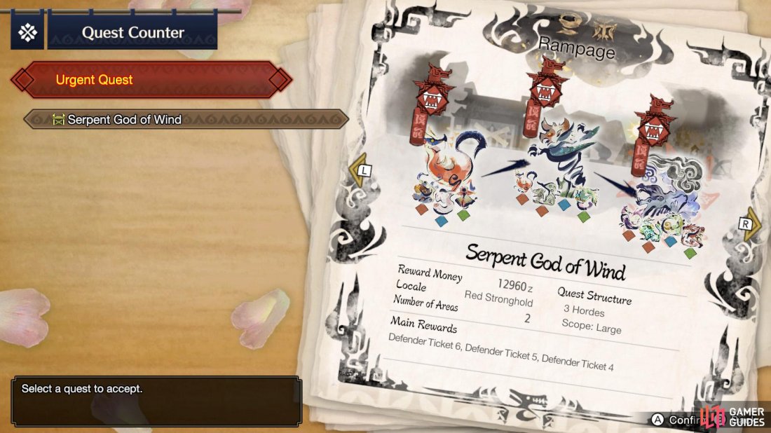 Serpent God of Wind is unlocked after finishing three 6-star Hub Quests.