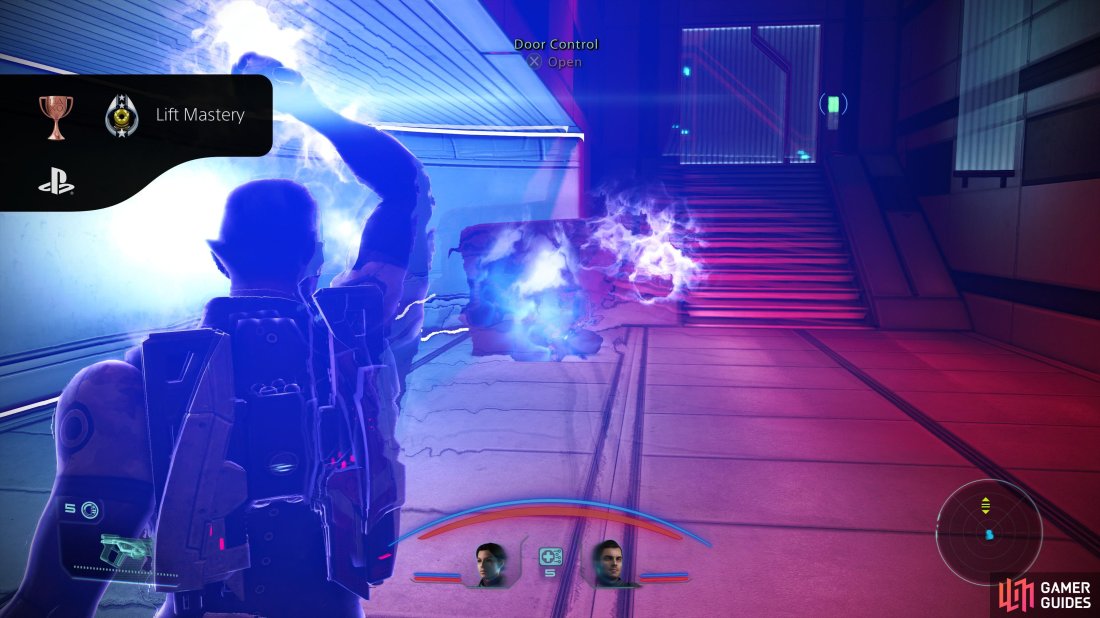 Use the "Lift" ability repeatedly until this achievement pops - even crates are valid targets.