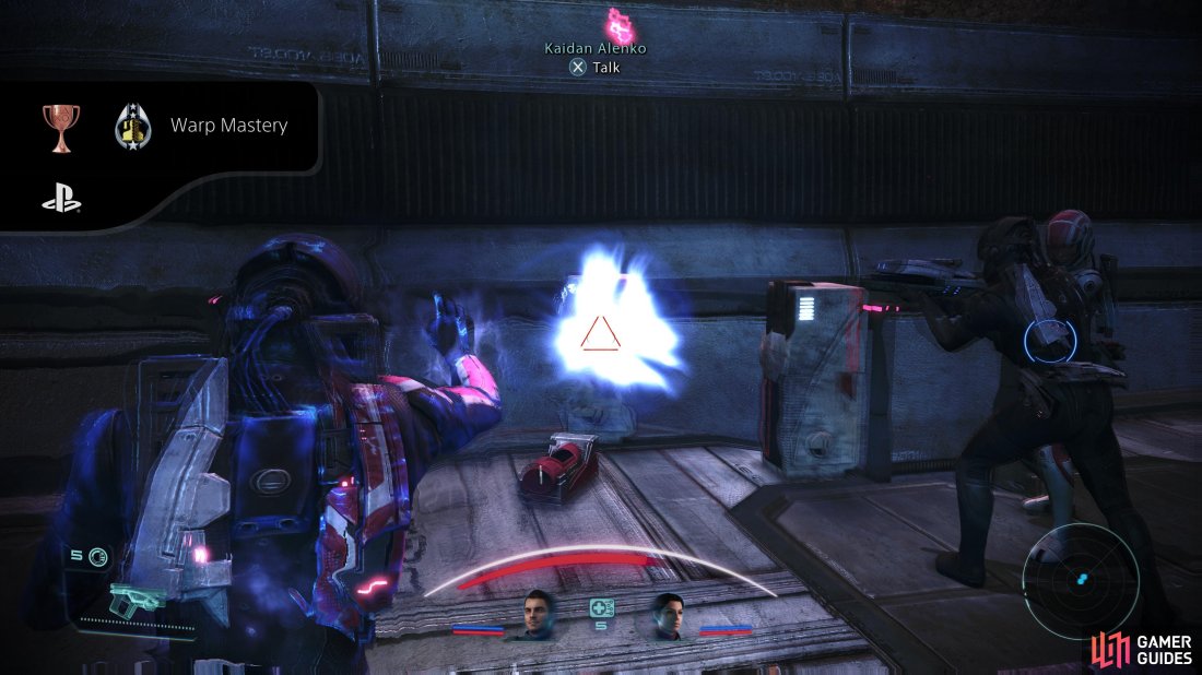Use the "Warp" ability repeatedly until this achievement pops - even crates are valid targets.
