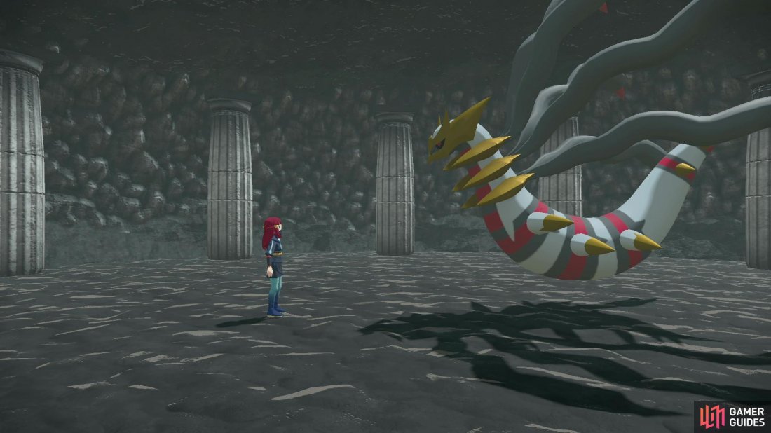 Giratina can be caught in the post-game.