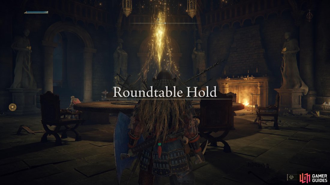 Roundtable Hold is the hub area of Elden Ring.