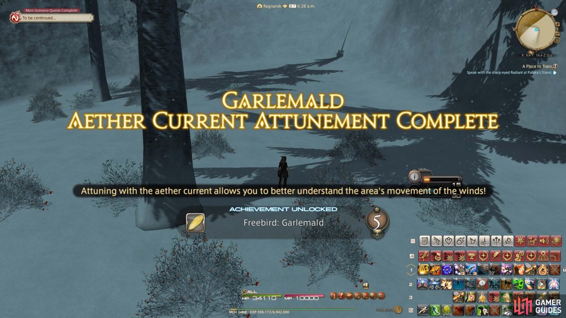 Garlemald Aether Current Attunement Complete!