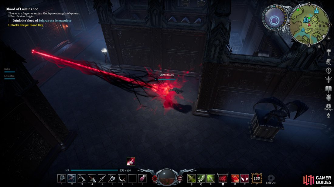 Crimson Beam is one of the Blood Ultimate abilities in V Rising.