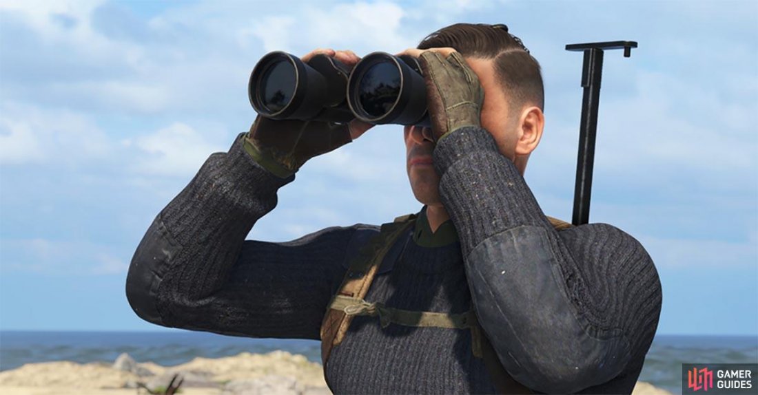 Scan the horizon quickly with your trusty binoculars.