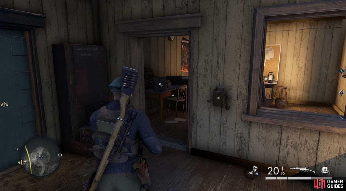 Access the safe by either looting a key from a guard or using a trusty old satchel charge.