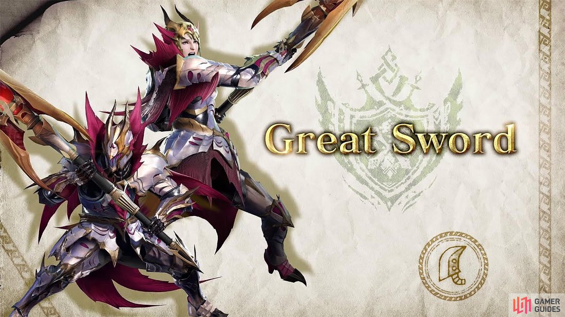 The Great Sword is a slow weapon that has powerful charged attacks.