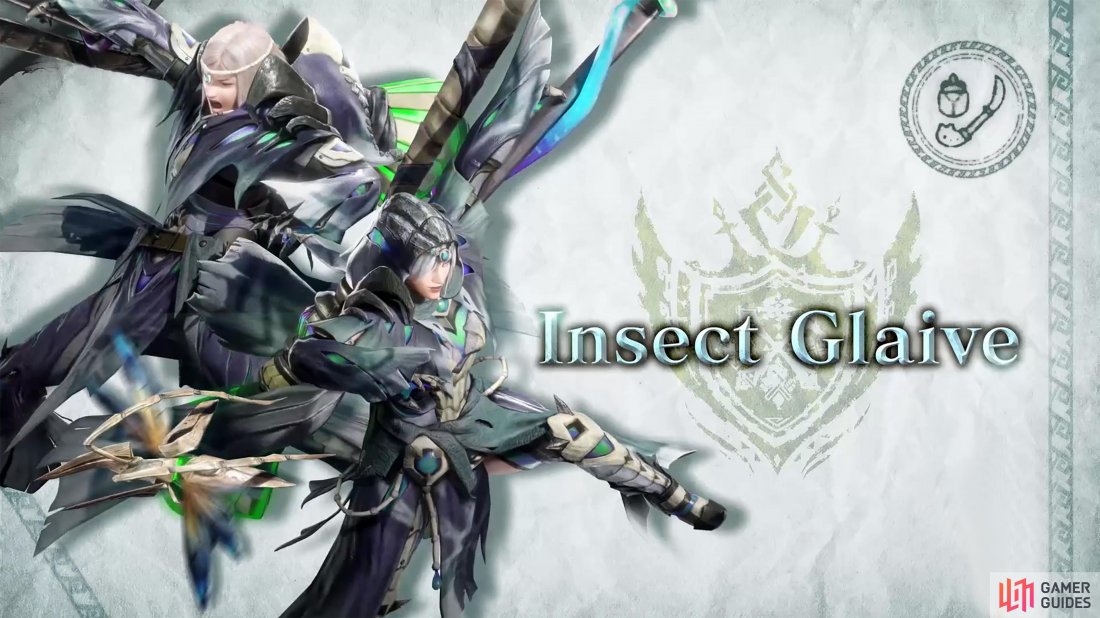 The Insect Glaive is an airborne weapon that can command an Insect to gather buffs, and make you stronger.