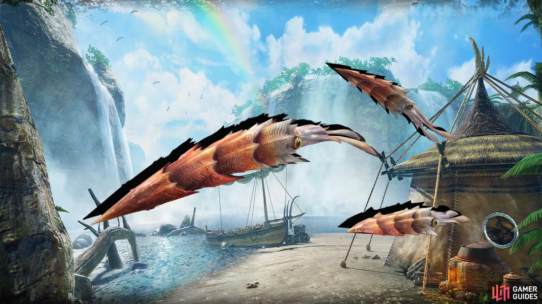 The Spearsquid is a new Endemic Life in Monster Hunter Rise: Sunbreak.