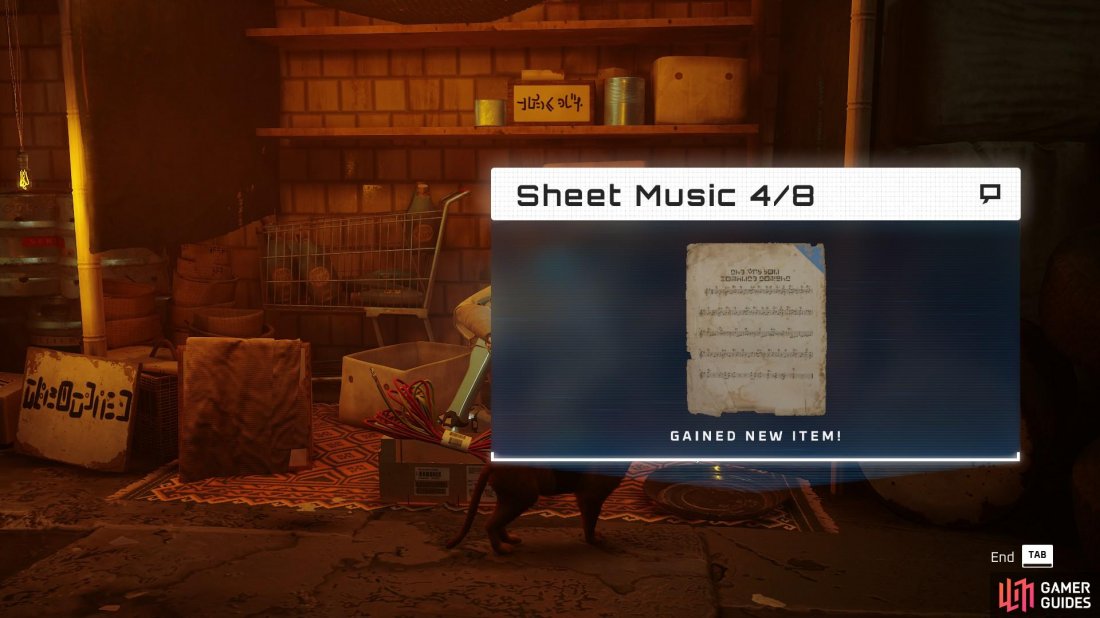 You can buy the fourth sheet of music from the marketplace.