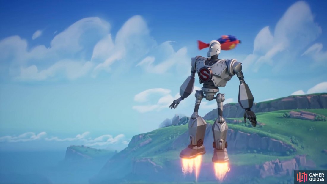 Here are the best perks for the Iron Giant in Multiversus. Image via Warner Brothers.