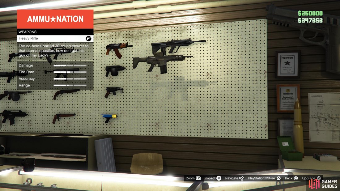 The Heavy Rifle can be purchased from any Ammu-Nation Store