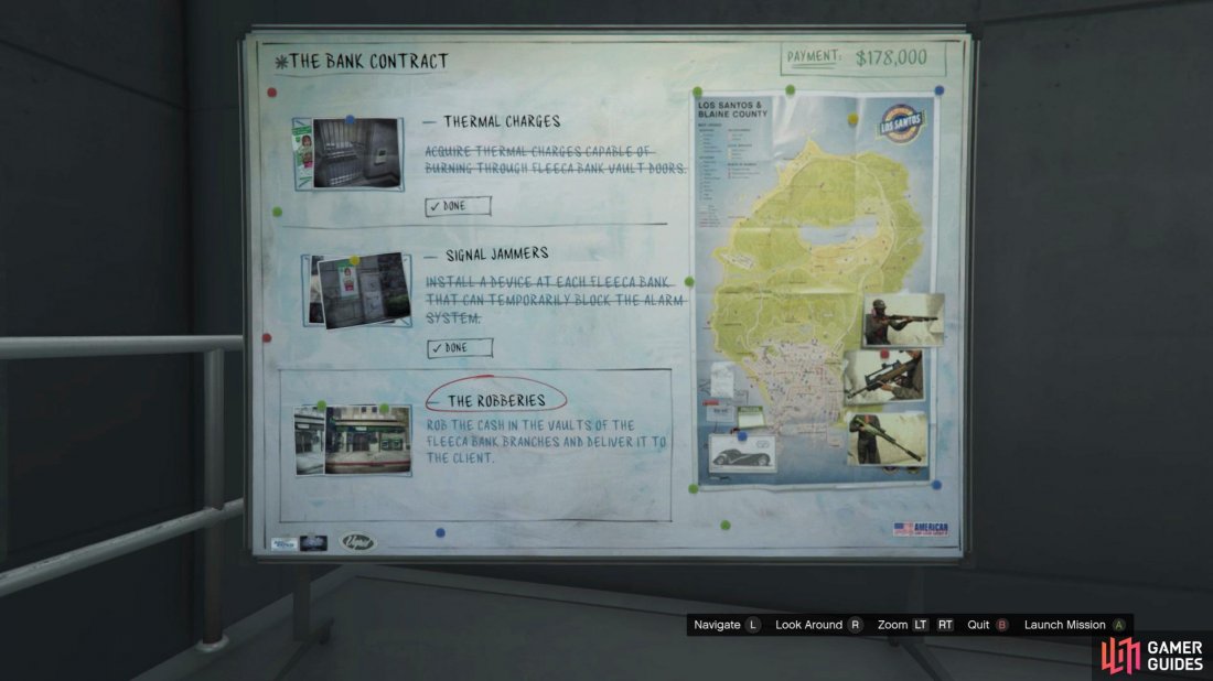Overview of the Robberies mission.