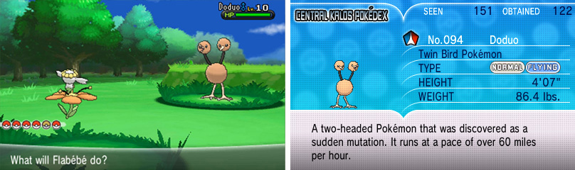 Electric, Rock or Ice moves will stop Doduo in its tracks.