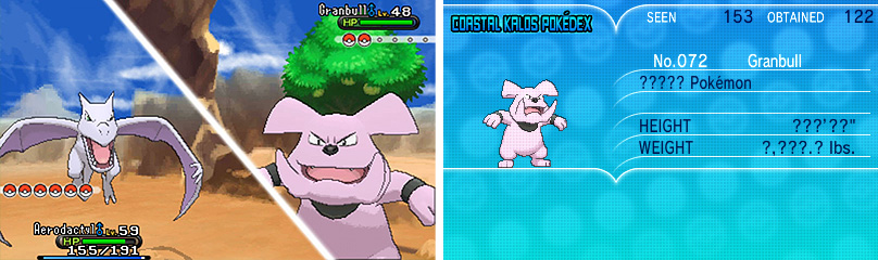 Granbull is a Fairy-type that is harder to find as a male than a female.