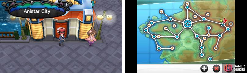 This city holds another Mega Evolution secret, but only after beating the game.