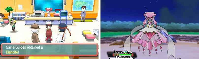 6IV Shiny Diancie With Mega Stone Diancite Pokemon Guide Sun/Moon/Ultra SM 
