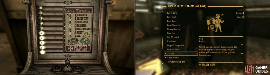 fallout new vegas starting perks